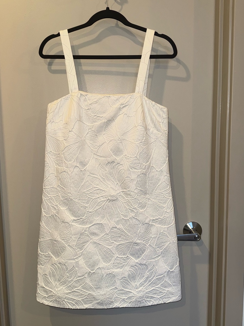 J.Crew Convertible-Strap Dress in Embossed Floral